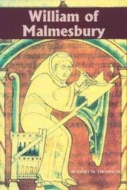 Cover of: William of Malmesbury by Rodney M. Thomson