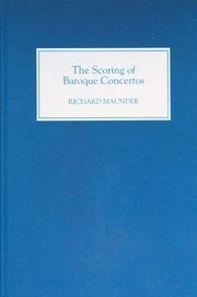Cover of: The Scoring of Baroque Concertos