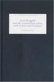 Cover of: Lord Broghill and the Cromwellian union with Ireland and Scotland by Patrick Little