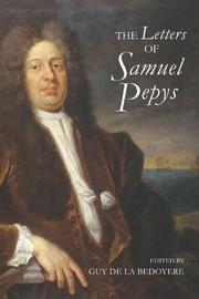 Cover of: The Letters of Samuel Pepys