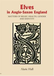 Cover of: Elves in Anglo-Saxon England by Alaric Hall