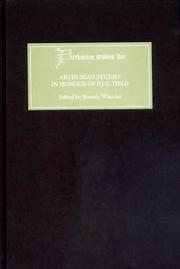 Cover of: Arthurian studies in honour of P.J.C. Field by edited by Bonnie Wheeler.
