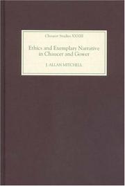 Cover of: Ethics and exemplary narrative in Chaucer and Gower