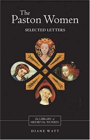Cover of: The Paston women: selected letters