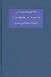Cover of: Latin Arthurian Literature (Arthurian Archives)