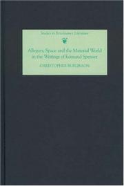 Cover of: Allegory, Space and the Material World in the Writings of Edmund Spenser (Studies in Renaissance Literature)