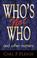 Cover of: Who's Not Who and Other Matters