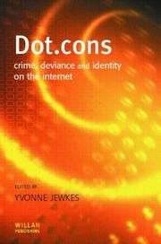 Cover of: Dot.cons by edited by Yvonne Jewkes.