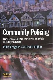 Cover of: Community policing: national and international models and approaches