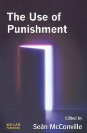 Cover of: The use of punishment