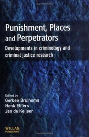 Cover of: Punishment, places, and perpetrators | 