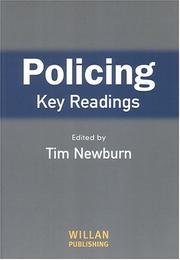 Cover of: Policing by edited by Tim Newburn.