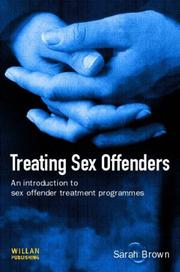 Cover of: Treating Sex Offenders by Sarah Brown