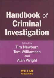 Cover of: Handbook of Criminal Investigation