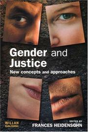 Cover of: Gender And Justice: New Concepts And Approaches