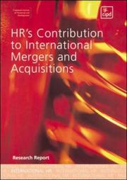 Cover of: HR's Contribution to International Mergers and Acquisitions