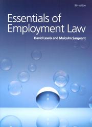 Cover of: Essentials of Employment Law