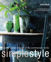 Cover of: Simple Style: Creating Relaxed Interiors in the Contemporary Home