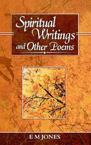 Cover of: Spiritual Writings And Other Poems | E. M. Jones