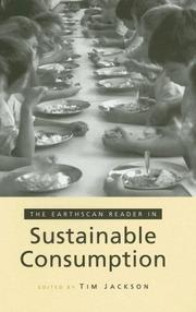 Cover of: The Earthscan Reader on Sustainable Consumption (Earthscan Readers Series)