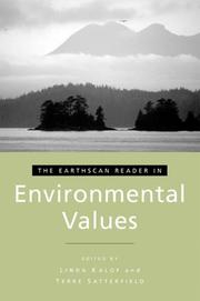 Cover of: The Earthscan reader in environmental values