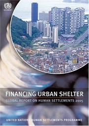 Cover of: Financing Urban Shelter by United Nations Human Settlements Program, United Nations Human Settlements Program