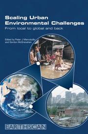 Cover of: Scaling Urban Environmental Challenges: From Local to Global and Back
