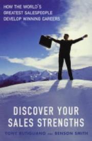 Cover of Discover Your Sales Strengths (Gallup) by Tony Rutigliano