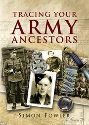 Cover of: TRACING YOUR ARMY ANCESTORS
