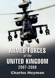 Cover of: THE ARMED FORCES OF THE UNITED KINGDOM 2007-2008 by Charles Heyman