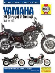 Cover of: Yamaha XV (Virago) V-Twins 1981 to 2003