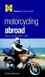 Cover of: Motorcycling Abroad by Peter Henshaw