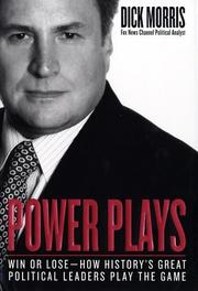 Cover of: Power Plays by Dick Morris