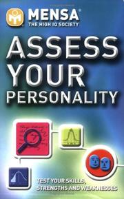 Cover of: Assess Your Personality by Robert Allen         