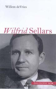 Cover of: Wilfrid Sellars (Philosophy Now)