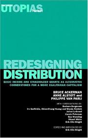 Cover of: Redesigning distribution by Philippe van Parijs, Philippe van Parijs