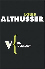 Cover of: On Ideology (Radical Thinkers) by Louis Althusser