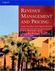 Cover of: Revenue Management and Pricing: Case Studies and Applications