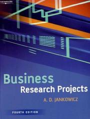 Cover of: Business Research Projects