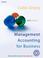 Cover of: Management Accounting for Business Decisions