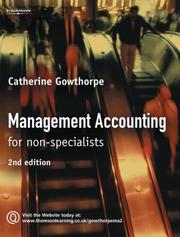 Cover of: Management Accounting: For Non Specialists