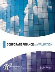 Cover of: Corporate Finance and Valuation