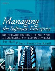 Cover of: Managing the Software Enterprise: Software Engineering and Information Systems in Context