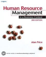 Cover of: Human Resource Management in a Business Context by Alan Price