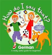 Cover of: German (How Do I Say This)