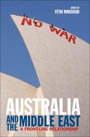 Cover of: Australia and the Middle East by Fethi Mansouri