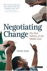 Cover of: Negotiating Change by Jeremy Jones