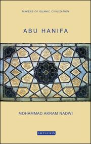 Cover of: Abu Hanifa (Makers of Islamic Civilization) | Mohammed Akram Nadwi