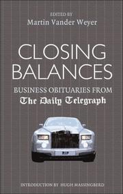 Cover of: Closing Balances: Business Obituaries from The Daily Telegraph (Daily Telegraph Obituaries)