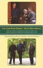 Cover of: The Camp David Summit - What Went Wrong? by 